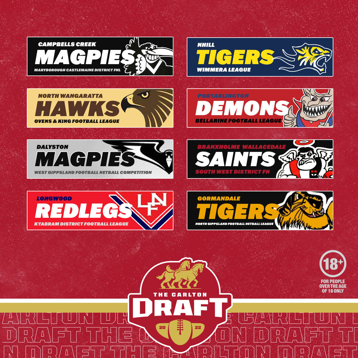 The Carlton Draft - Selected Clubs