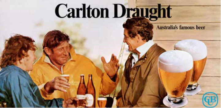 Carlton Draught poster